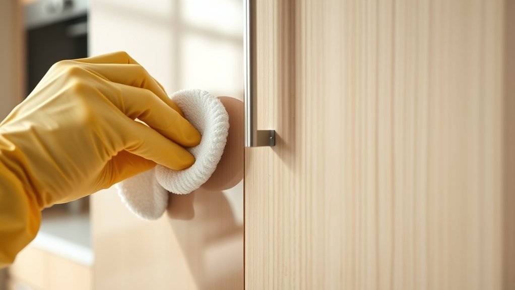 restore laminate cabinet spots