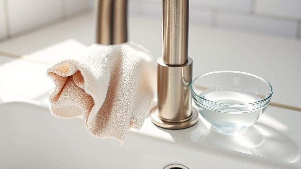 safe cleaning for faucets