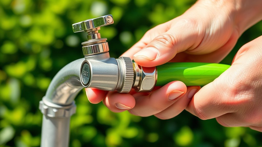 secure hose faucet connections