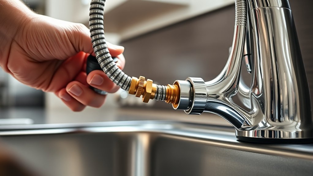 securely connect water lines