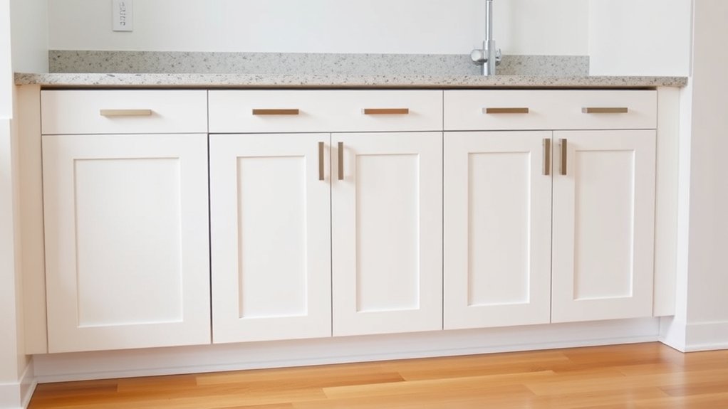 standard widths for cabinets