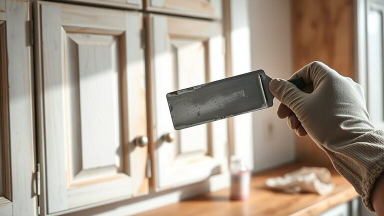 strip paint from cabinets