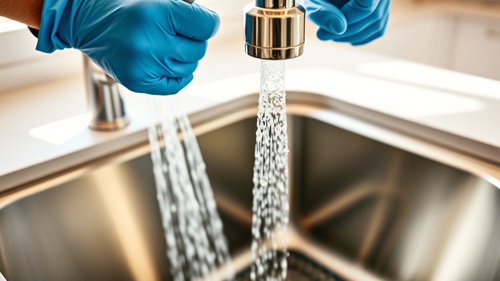 test faucet for leaks