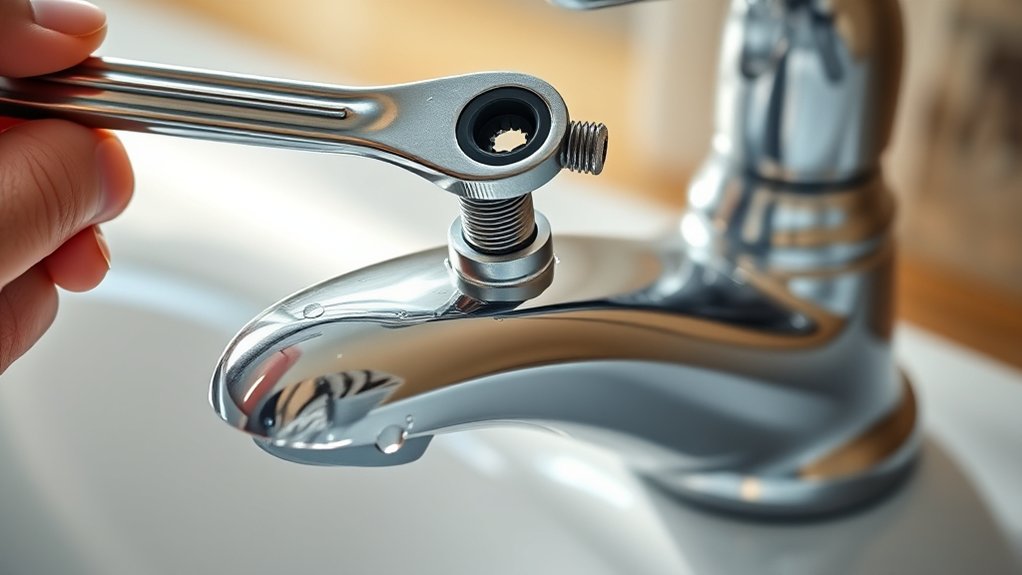 tighten faucet handle issues