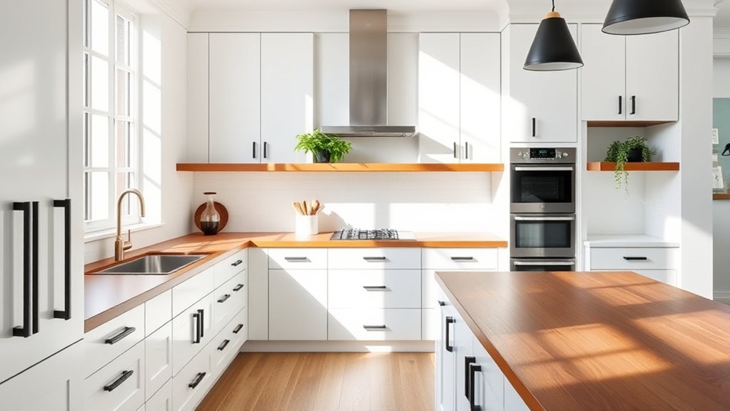 timeless versatile white cabinets
