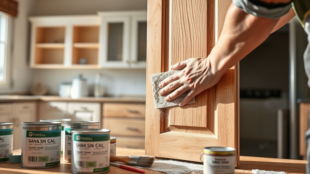transformative diy cabinet painting