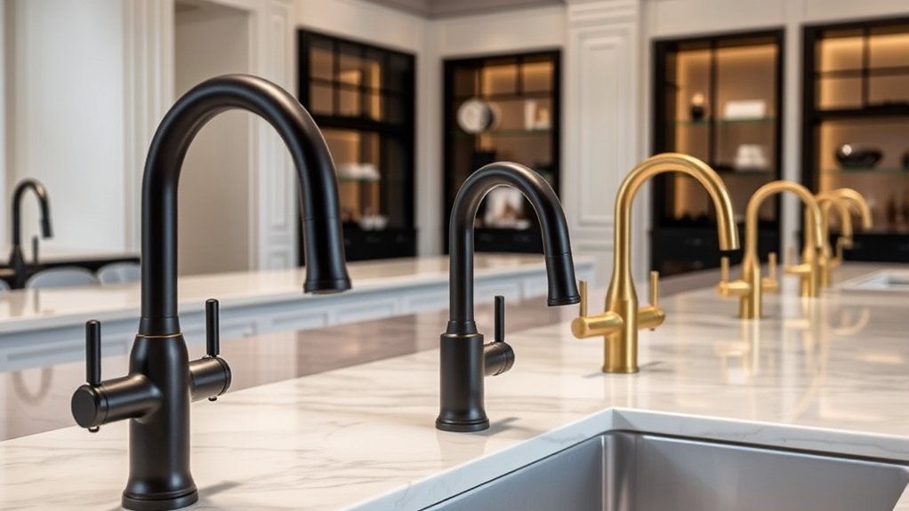 unique artisanal kitchen faucets